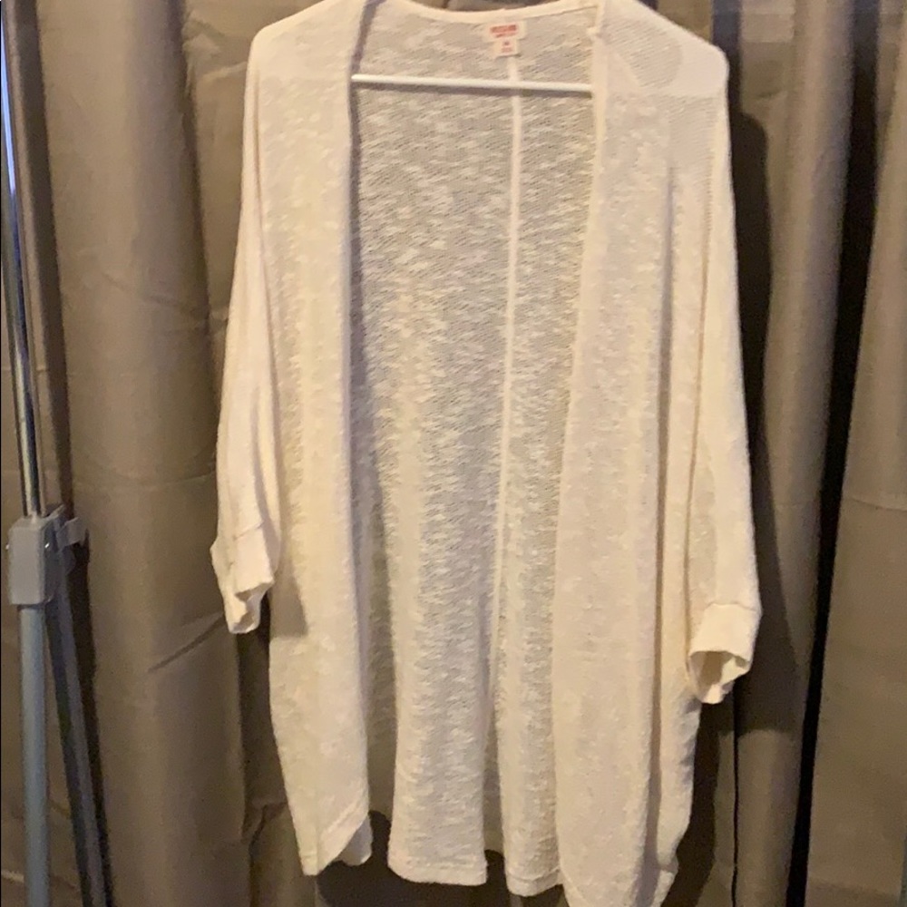 Mossimo XXL white cardigan